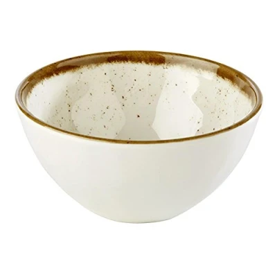 Abbildung von APS 84524 Schale STONE ART, Ø 12 cm, Höhe 6 0,3 Liter, Melamin, creme/weiß