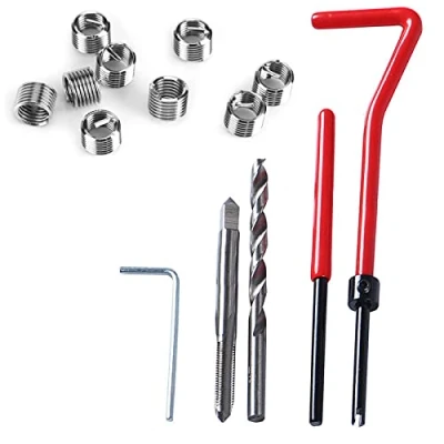 Abbildung von Basetousual 30 teiliges Gewinde Reparatur Set,helicoil Set，gewindereparatursatz, Gewindereparatursatz Handwerkzeug M6, Helicoil Für Die Autoreparatur