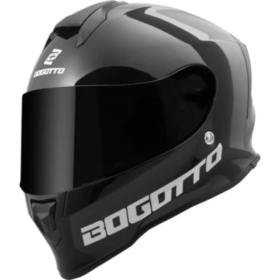 Abbildung von Bogotto H151 Solid Helm, schwarz, L