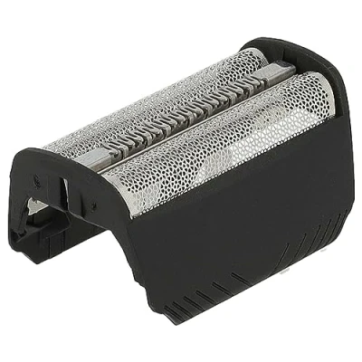Abbildung von vhbw Doppelscherfolie kompatibel mit Braun 7765, 7783, 7785, 7790, FIX400, SmartControl, Syncro Elektrorasierer Typ 30B + Rahmen, schwarz