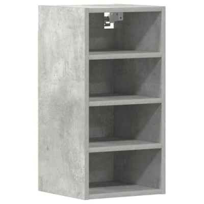 Abbildung von vidaXL Hängeschrank Betongrau 30x29,5x60 cm Holzwerkstoff, Küchenschrank, Schrank, Wandschränke, Aufbewahrungsschrank, Wandschrank, Wandschrank Küche