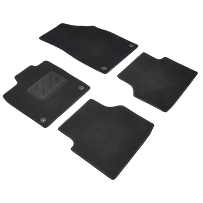 Abbildung von WALSER Standart 80778 Fußmattensatz Polyester, PP (Polypropylen) vorne und hinten anthrazit/schwarz Maßgefertigt