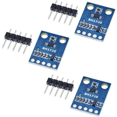 Abbildung von ICQUANZX 3Pcs GY 302 BH1750FVI Digitaler Lichtintensitätssensor Detektor Modul 3V 5V Power für AVR Arduino