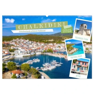 Abbildung von Chalkidiki Griechenlands schönste Halbinsel (Wandkalender 2025 DIN A2 quer), CALVENDO Monatskalender