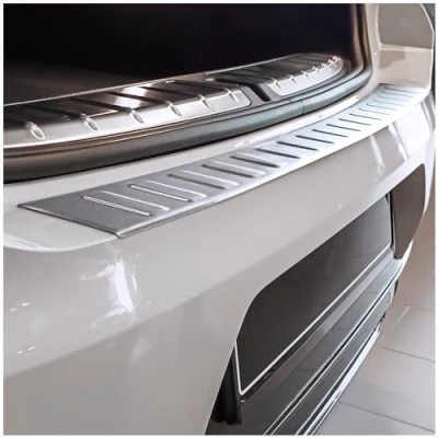 Abbildung von tuning art L3028 Edelstahl Ladekantenschutz passend für BMW X2 F39 M Paket FL 2022 , Farbe:Silber