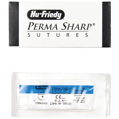 Abbildung von Perma Sharp Nahtmaterial Polypropylene 5/0 C 22 12 Stück