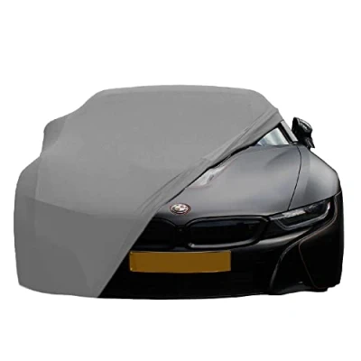 Abbildung von Star Cover Indoor Autoabdeckung kompatibel mit BMW I8 SUPER Soft Stretch