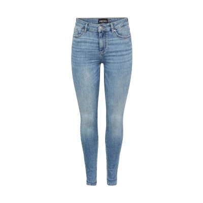 Abbildung von Pieces Pcdelly Jeans Skinny Fit, Damen, Größe: XSx30, Light blue denim