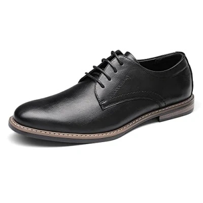 Abbildung von Bruno Marc Herren Anzugschuhe Klassischer Business Schnürhalbschuhe Derby Oxfords Hochzeit Schuhe,Size 43,Schwarz,SBOX2215M E