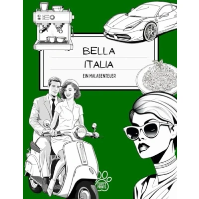 Abbildung von Bella Italia: Ein Malabenteuer: Entdecke und Lerne über Italiens Kultur, Sehenswürdigkeiten Küche durch Kreatives Malen für Kinder (Meine Reise Europa, Band 2)