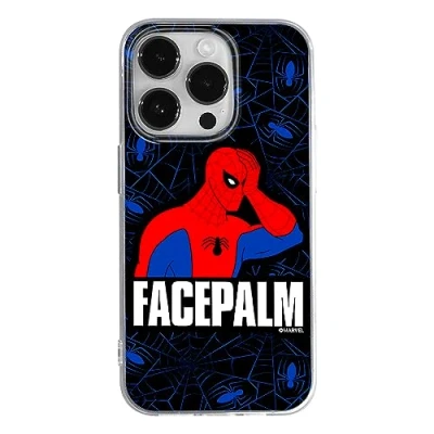 Abbildung von ERT GROUP Handyhülle für iPhone 14 PRO MAX Original und offiziell Lizenziertes Marvel Muster Spider Man 029 optimal an die Form des Handy angepasst, hülle aus TPU