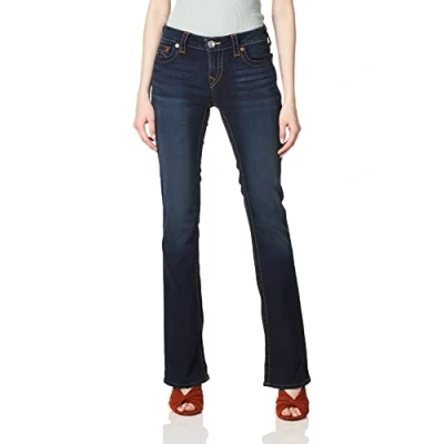 Abbildung von True Religion Damen Becca Mid Rise Bootcut Jeans, Indigo Upgrade, 50