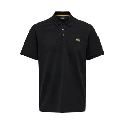Abbildung von Only &amp; Sons Kurzarm Poloshirt, Herren, Größe: XXL, Schwarz
