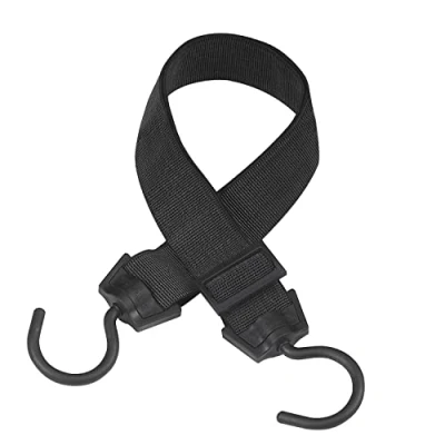 Abbildung von Master Lock 3245EURDAT Gummi Spannseil mit Giant Rotative Hook [120 cm langes Spannseil] [Giant Hook] Ideal zum Transportieren, Verpacken und Sichern von Lasten