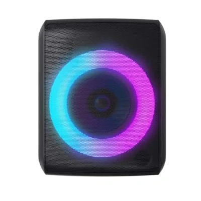 Abbildung von Woxter Monster Tragbarer Bluetooth Lautsprecher mit Karaoke Funktion, RGB, 2000 mAh Akku, Leistung 60 W, mehrere 5.3 Eingänge, Mikrofon IN, Micro SD, AUX und USB