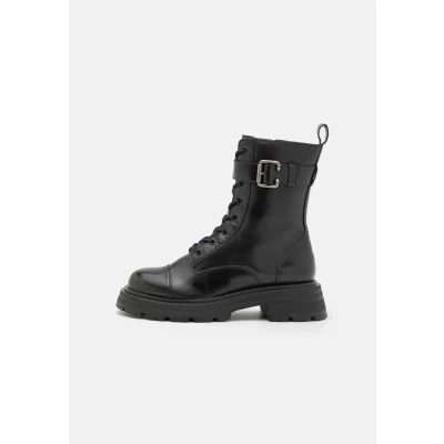 Abbildung von Tamaris Plateaustiefelette, Damen, Größe: 40, Black Schuhe