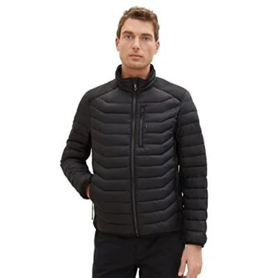 Abbildung von TOM Tailor Hybrid Jacket Übergangsjacke, Herren, Größe: XXL, Black