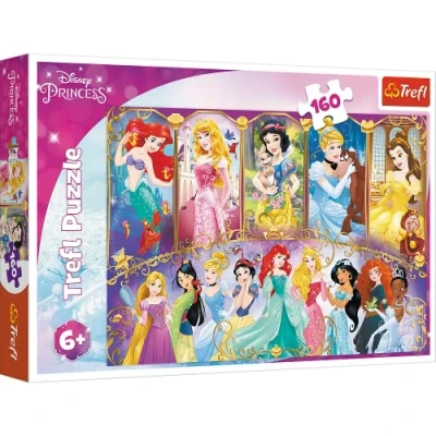 Abbildung von Disney Princess Puzzle für Kinder 160 Teile Entdecke die Prinzessinnen, Puzzleteile