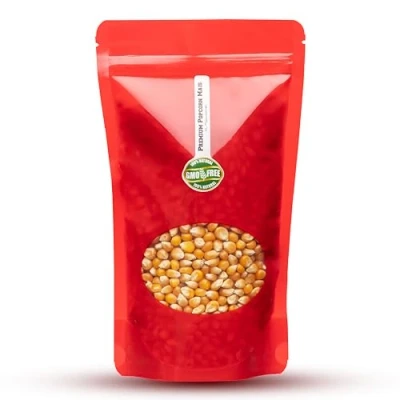 Abbildung von Premium Mushroom Popcorn Kinopopcorn 500 Gramm XL 1:46 Popvolumen im wieder verschließbarem Beutel GMO Frei