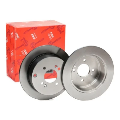 Abbildung von TRW DF4803 Bremsscheibe 262 10 4 100 voll lackiert HYUNDAI: ACCENT 3, i20 I Schrägheck, Getz, KIA: RIO 2, 2 Stufenheck