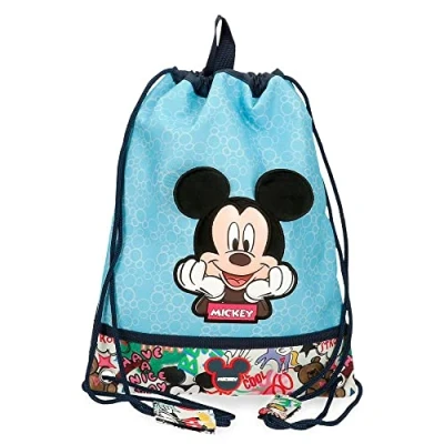 Abbildung von Disney Mickey Be Cool Blue Lunchtasche 27x34 cm Polyester