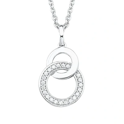 Abbildung von s.Oliver MIT ANHÄNGER FÜR Damen, 925ER Sterling Silber Rhodiniert Halskette, Größe: 42,