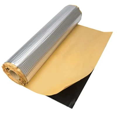 Abbildung von 2 qm Alubutyl 50x400 cm Dämmmatte selbstklebend Anti Dröhn Matte Fahrzeugdämmung