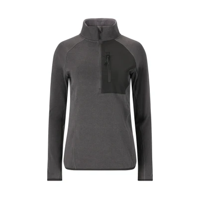 Abbildung von Whistler Langarmshirt, Damen, Größe: 50, Dark grey melange