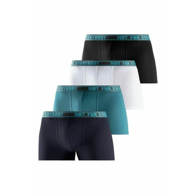 Abbildung von Bruno Banani 4ER PACK Panties Navy petrol weiß schwarz, Herren, Größe: Small, schwarz