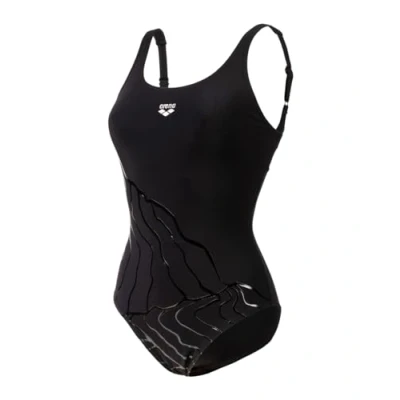 Abbildung von Arena Damen Women&#039;s Bodylift Luisa Wing Back One Piece Swimsuit, Schwarz, 40 EU
