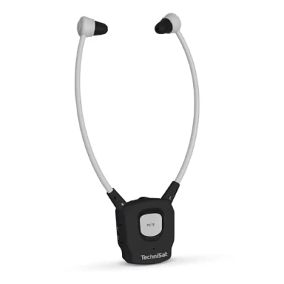 Abbildung von TechniSat STEREOMAN ISI 3 Kopfhörer (Zweithörer, kabelloser Stereo Funkkopfhörer inkl. Akku, ohne Transmitter, nur passend zum 3) schwarz