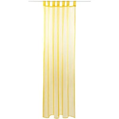 Abbildung von Bestlivings Gardine Noella, Schlaufen (1 St), transparent, Sichtschutz 140x245cm transparente Scheibengardine in versch. Farben