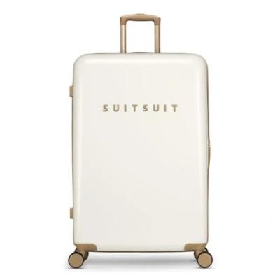 Abbildung von SUITSUIT Fusion Großer Reisekoffer Check in Koffer mit TSA Schloss 76 cm 94L White Swan