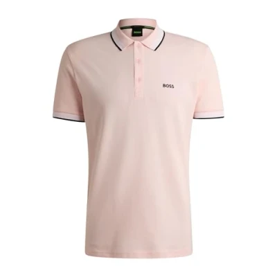 Abbildung von BOSS Paddy Poloshirt, Herren, Größe: 3XL, Light pink nine