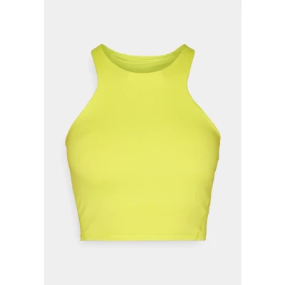 Abbildung von The North Face Refina Longline BRA Sportbh mit mittlerer Stützkraft, Damen, Größe: 42, Sulphur spring green