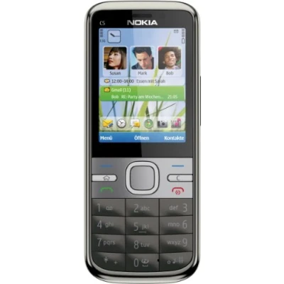 Abbildung von Nokia C5 Smartphone (5,6 cm (2,2 Zoll) Display, Bluetooth, 3,2 Megapixel Kamera) Warm Grey