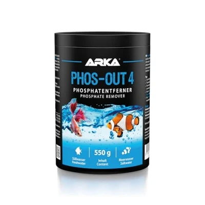 Abbildung von MICROBE LIFT Phos Out 4 500 ml Phosphat Entferner auf Eisenhydroxid Basis, entfernt effektiv Phosphat, Silikat und Gelbstoffe aus Meer Süßwasseraquarien.