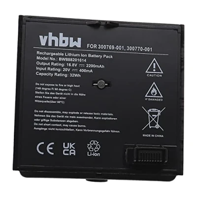 Abbildung von vhbw Akku kompatibel mit Bose Soundlink Air Lautsprecher Boxen Speaker (2200mAh, 16,8V, Li Ion)