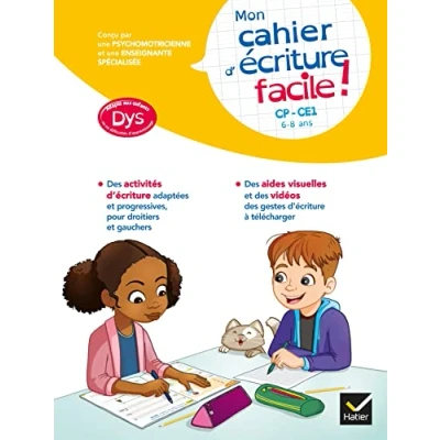 Abbildung von Mon cahier d&#039;écriture facile ! adapté aux enfants DYS ou en difficulté d&#039;apprentissage CP CE1: 6 8 ans