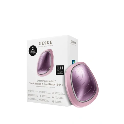 Abbildung von Geske SMARTAPPGUIDED Sonic WARM COOL MASK 9 IN 1 Gesichtspflege Zubehör, Größe: One Size, Pink