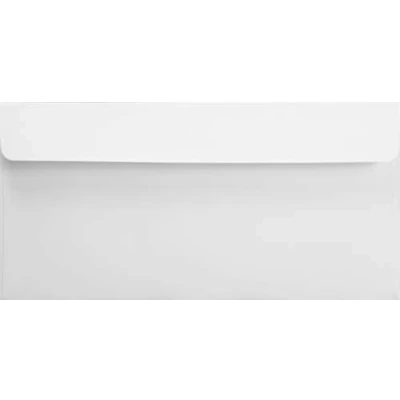 Abbildung von Netuno 25 Briefumschläge Weiß DIN lang 110 x 220 mm 120g Aster Smooth Extra White Briefkuverts ohne Fenster haftklebend DL Umschläge für Einladungskarten Geburtstagskarten Glückwunschkarten