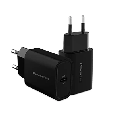 Abbildung von PowerLot 20W USB C Ladegerät 2 Pack PD 3.0 Netzteil Stück für iPhone 14/14 Plus/14 Pro/14 Pro Max/13 Serie/SE, Schnellladegerät iPad, AirPods 2, iWatch 8 Ultra, Galaxy S22, Pixel 6, usw