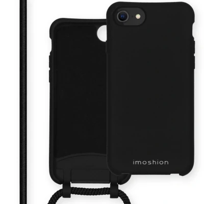 Abbildung von Apple iPhone 7 Hülle Silikon iMoshion Soft Case/Backcover Handyhülle Schwarz