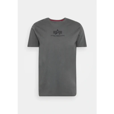 Abbildung von Alpha Industries Tshirt print, Herren, Größe: XXL, Greyblack