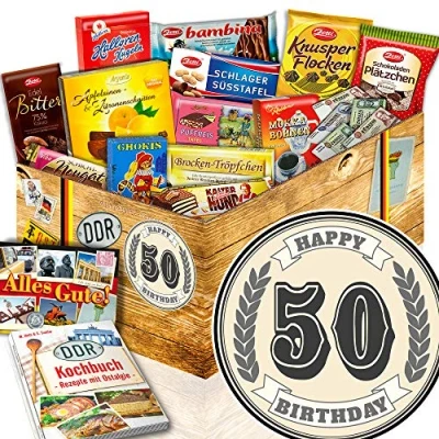 Abbildung von 50. Geburtstag/Geschenkpaket Schokolade / 50ter Geburtstag Geschenke