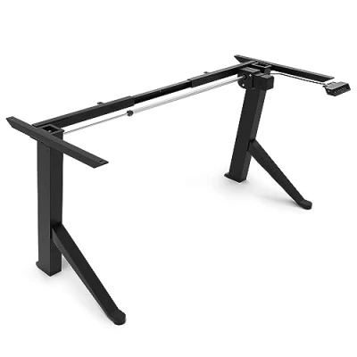 Abbildung von Ultimate Setup Tischgestell höhenverstellbar elektrisch, höhenverstellbarer Schreibtisch Gestell, Gaming Tisch schwarz