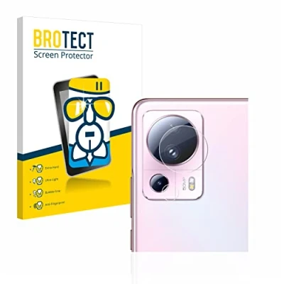 Abbildung von BROTECT Schutzglas für Xiaomi 13 Lite (NUR Kameraschutz) Schutzfolie Panzer Folie Glas [Extrem Kratzfest 9H, Anti Fingerprint, Ultra Transparent]