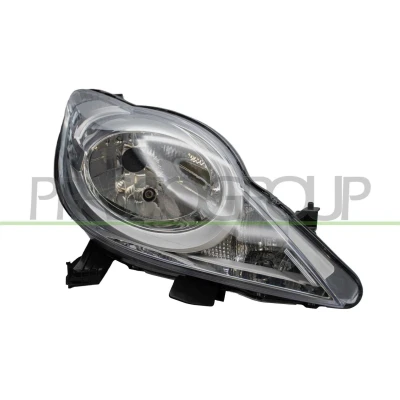 Abbildung von PRASCO PG2044803 Scheinwerfer rechts H4 ohne Stellmotor für LWR PEUGEOT: 107 Schrägheck