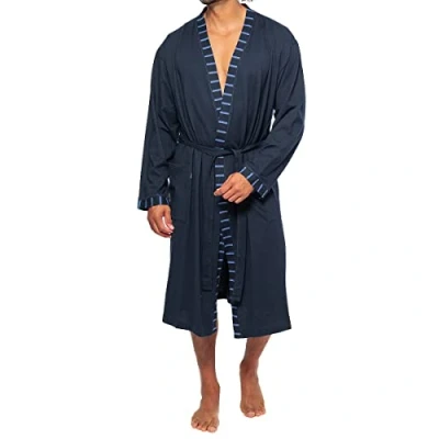 Abbildung von Herren Org Morgenmantel Nightblue 54
