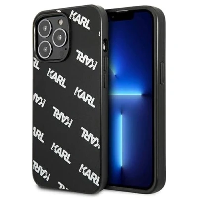 Abbildung von Karl Lagerfeld KLHCP13LPULMBK3 Hülle für iPhone 13 Pro / 6,1&quot; schwarz Allover